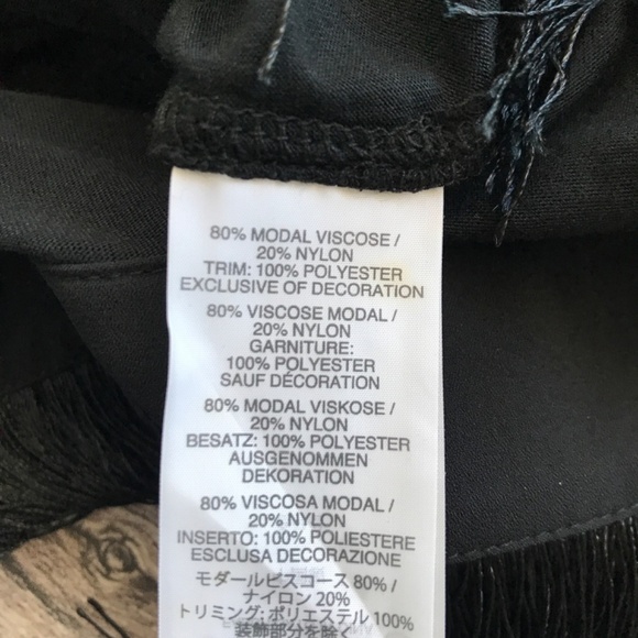 J.Crew Black Sleeveless Fringe Top | Size M | NWT - Picture 10 of 10